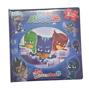PJ Masks, My First Puzzle Book, 5 Puzzles Inside, 3 Years and Up NEW